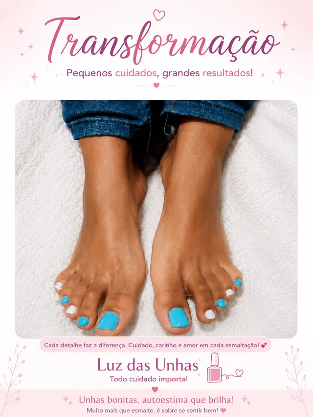 Trabalho de Alessandra luz das unhas