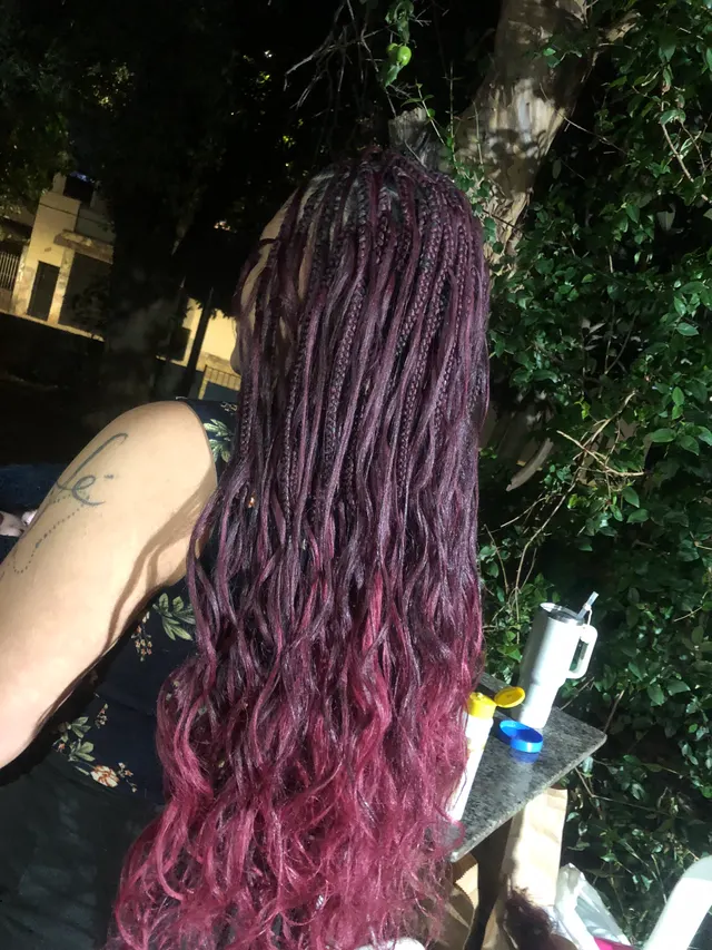 Trabalho de Vick braids